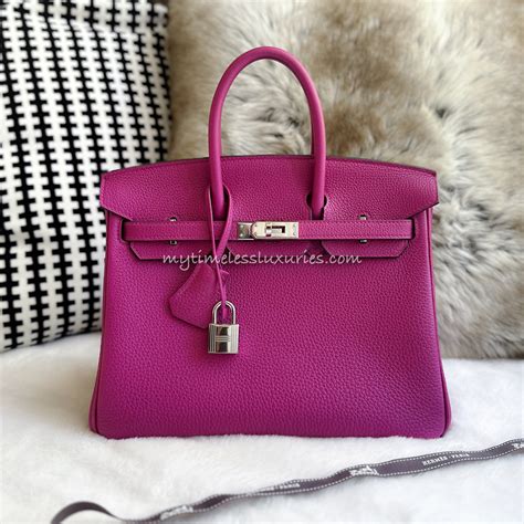 hermes togo birkin 25 rose pourpre|hermes birkin 25 retail price.